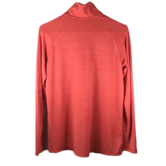 UNDER Armor Coral Quarter Zip Sz Small - Picture 3 of 5